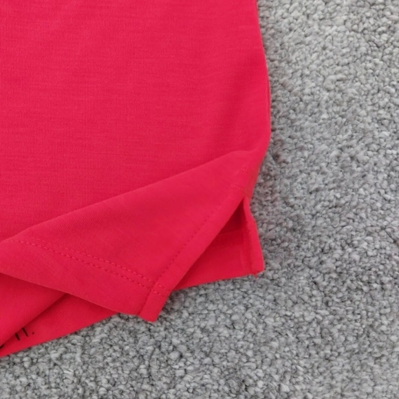 Nike Women's Dri-Fit One Luxe Tee T-Shirt Small Red Soft Breathable Recycled - Picture 9 of 16